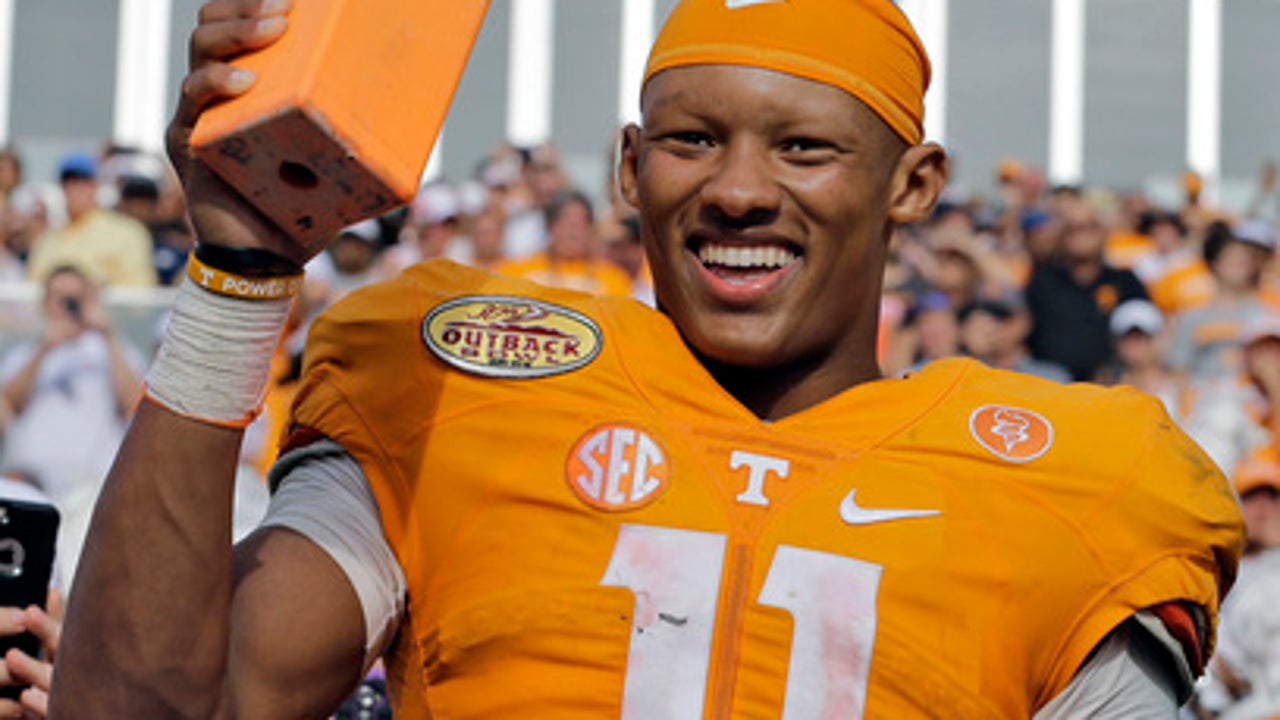 Tennessee's Dobbs becomes more vocal leader in senior year